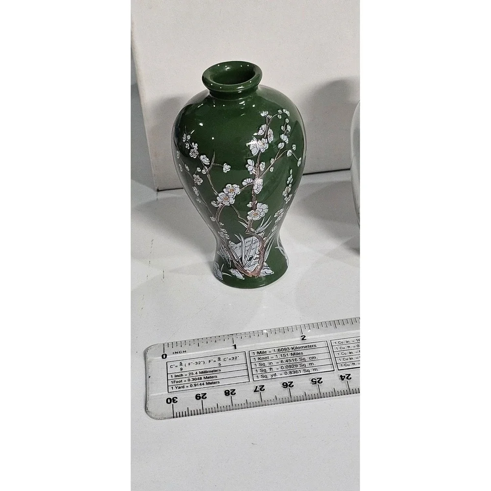 Lot of 3 Vintage Miniature Vases 1980 FP Franklin Mint Porcelain Japan